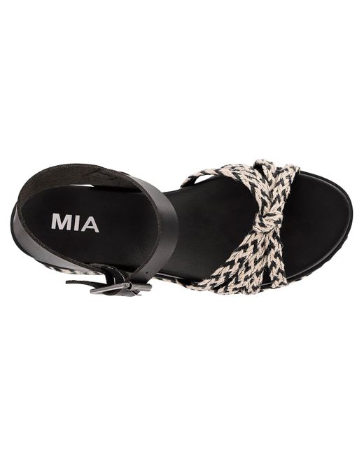 MIA Black Kehlani Platform Sandal