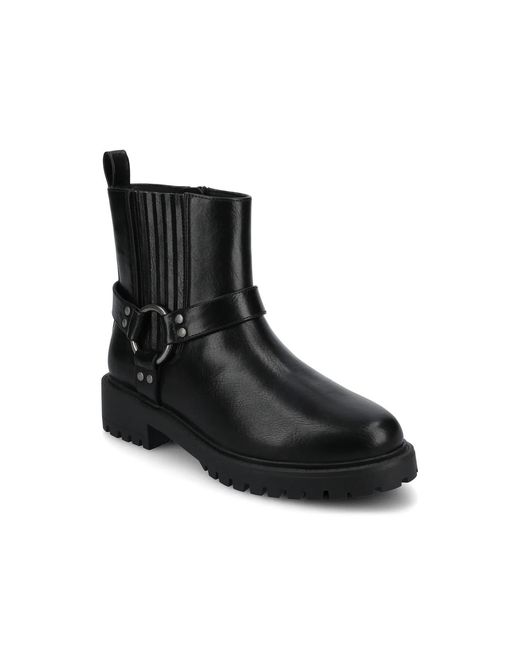 Journee Collection Black Kalistah Bootie