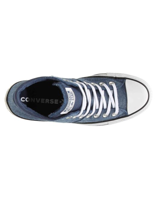Converse Chuck Taylor All Star Madison Mid top Sneaker in Blue Lyst