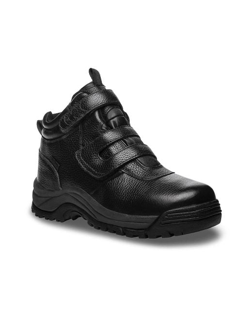 Propet Black Cliff Walker Strap Boot for men