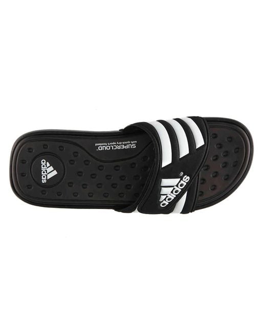 adidas Synthetic Supercloud Slide Sandal in Black for Men | Lyst