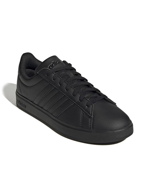 adidas Grand Court Sneaker in Black for Men Lyst adidas Grand Court Sneaker in Black for Men Lyst