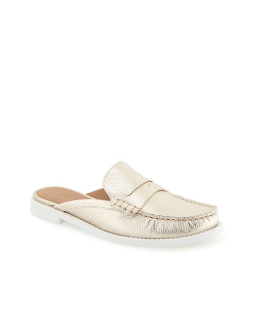 Aerosoles White Salome Mule
