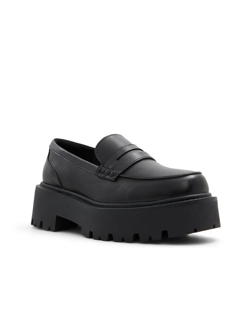 ALDO Black Cadaycia Platform Penny Loafer