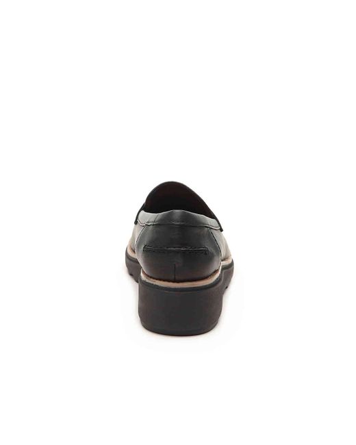 clarks sharon ranch wedge penny loafer