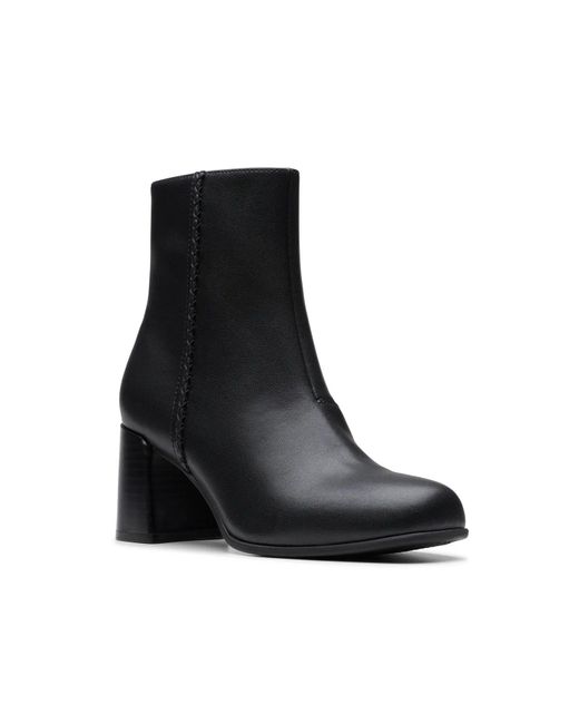 Clarks Black Kiersta Faye Bootie
