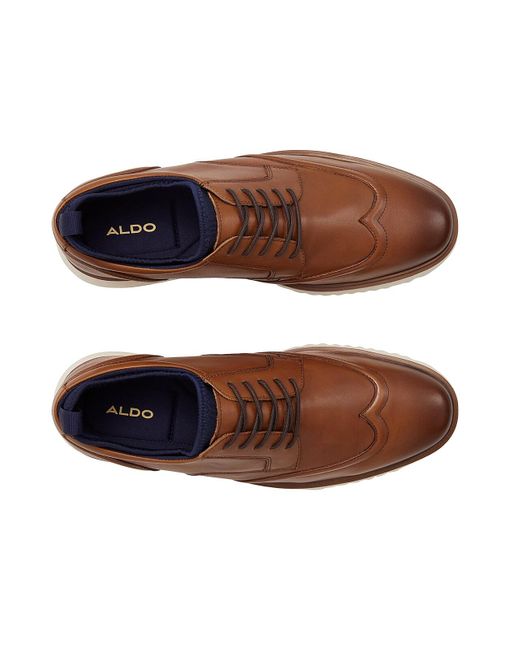 ALDO Wakefield Wingtip Oxford in Brown for Men Lyst