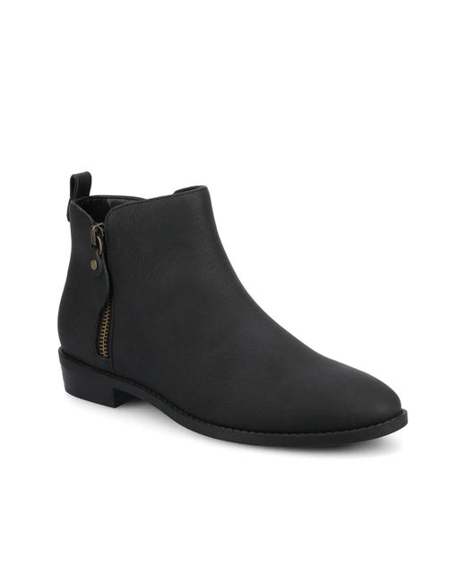 Journee Collection Black Ellis Bootie