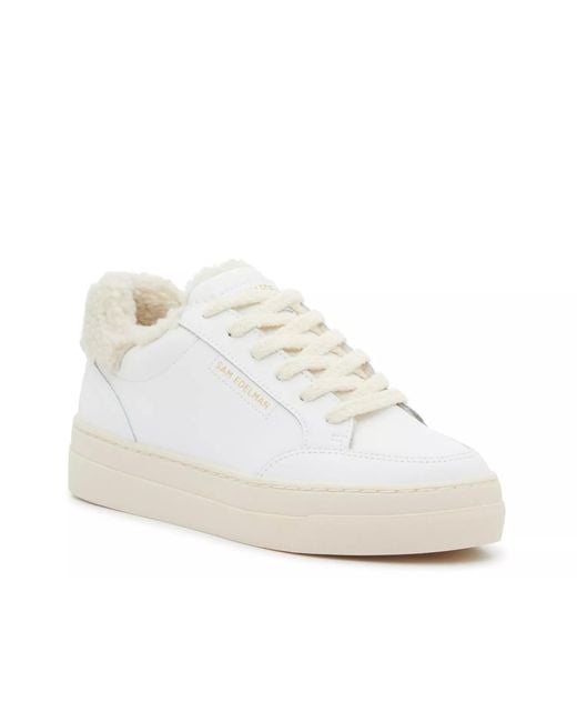 Sam Edelman White Wess Platform Sneaker