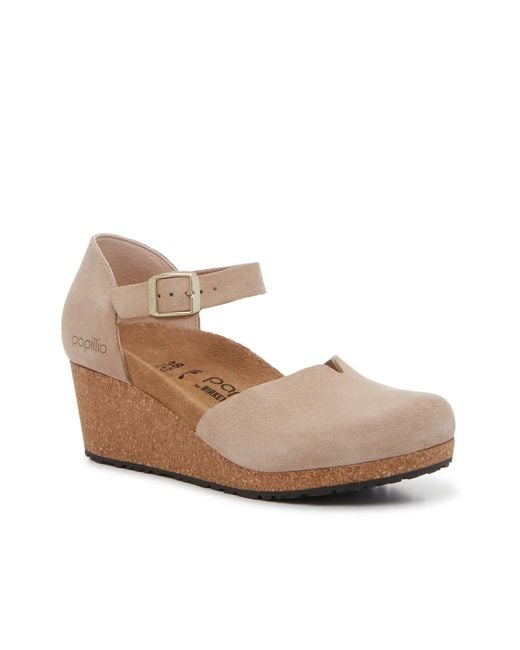 Birkenstock Brown Papillio By Mary Wedge Sandal