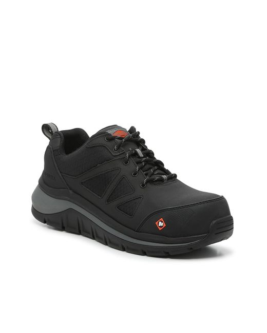 Merrell Lace Fullbench Speed Work Shoe in Black for Men - Lyst