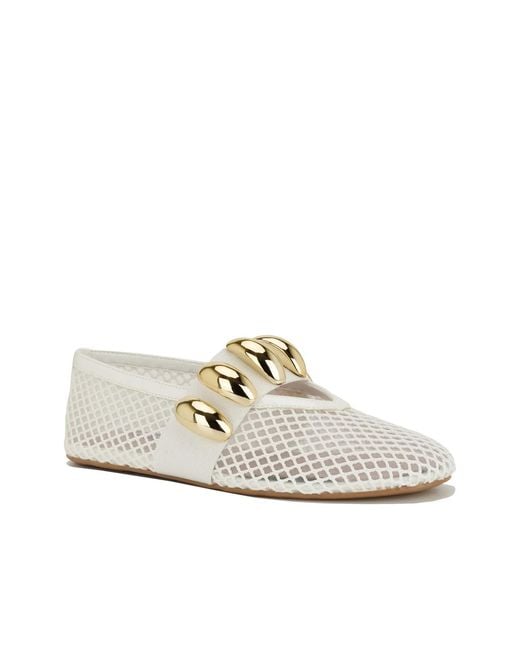Nine West White Dorra Flat