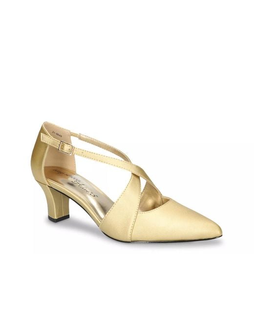 Easy Street Metallic Elegance Pump