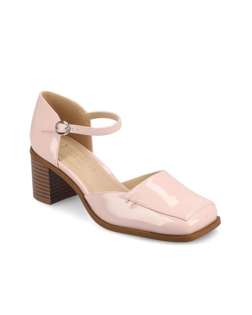 Journee Collection Black Evangeline Pump