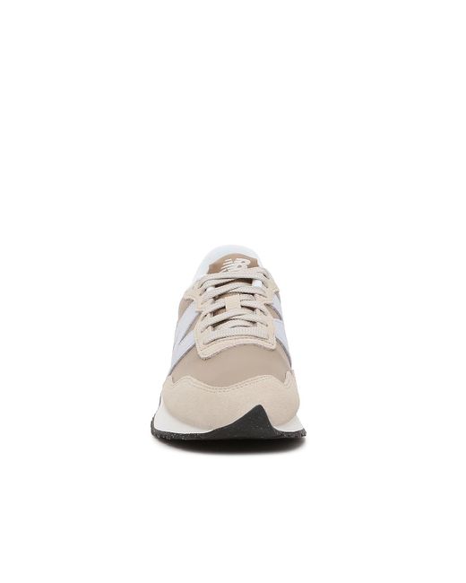 New Balance White 237 Sneaker