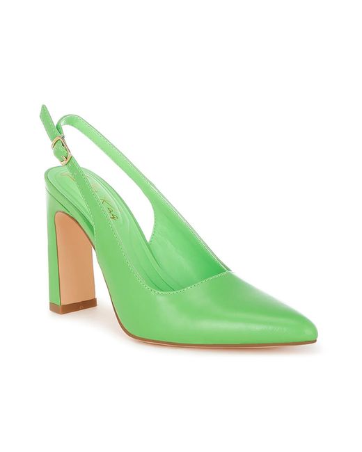 LONDON RAG Green Sarka Pump