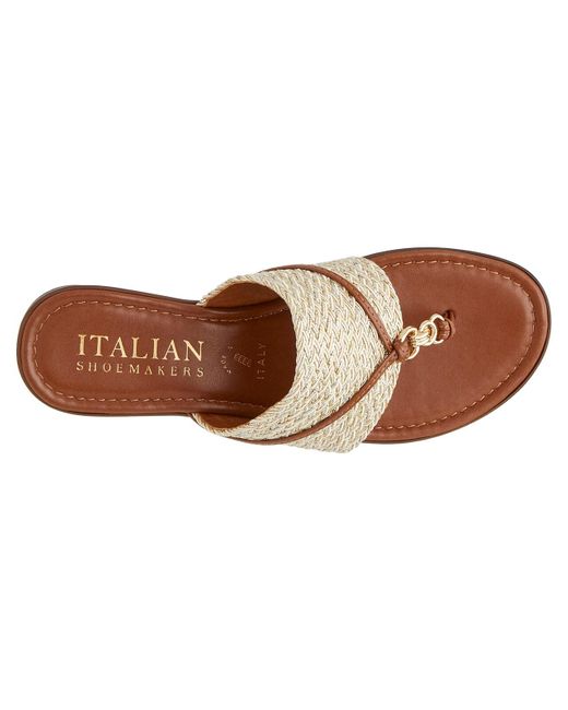 Italian Shoemakers Brown Camy Sandal