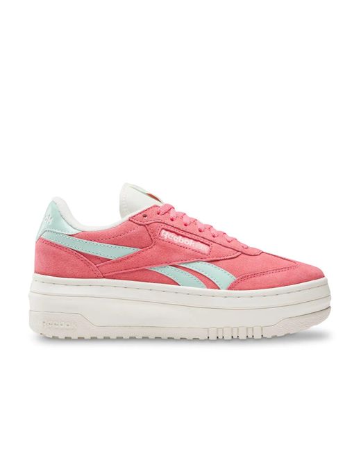 Reebok Red Campio Extra Platform Sneaker