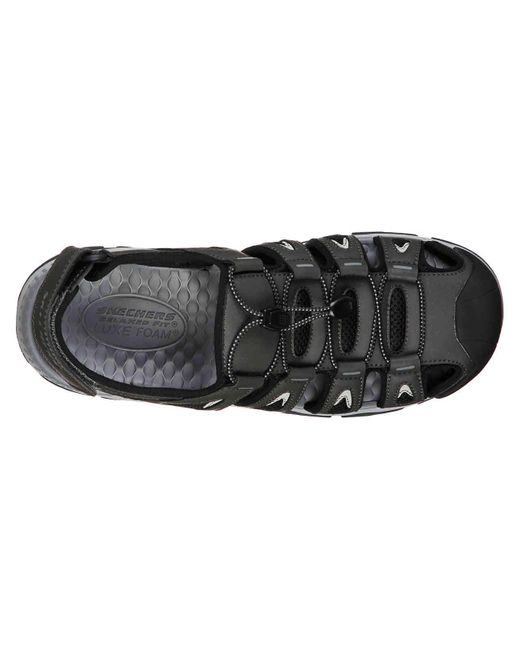 skechers relaxed fit tresmen outseen fisherman sandal