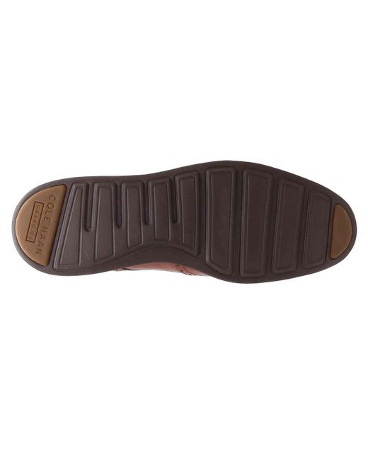 cole haan original grand cognac wingtip oxfords