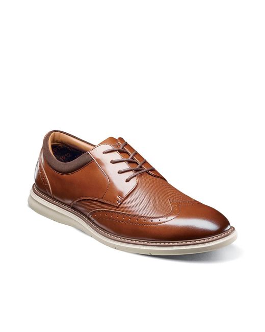 Nunn Bush Brown Chase Wingtip Oxford for men