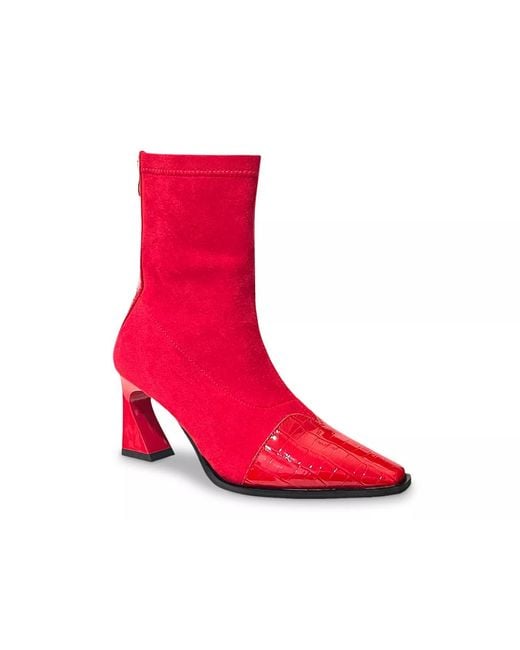 Ninety Union Red Bronx Bootie
