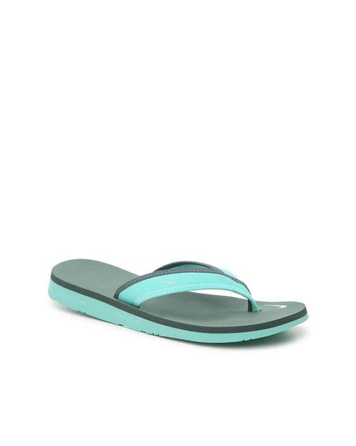 Nike Green Celso Girl Flip Flop