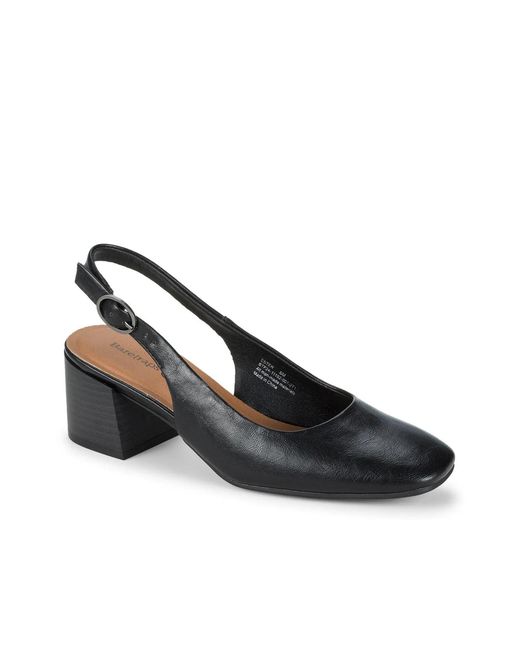 BareTraps Black Ester Pump