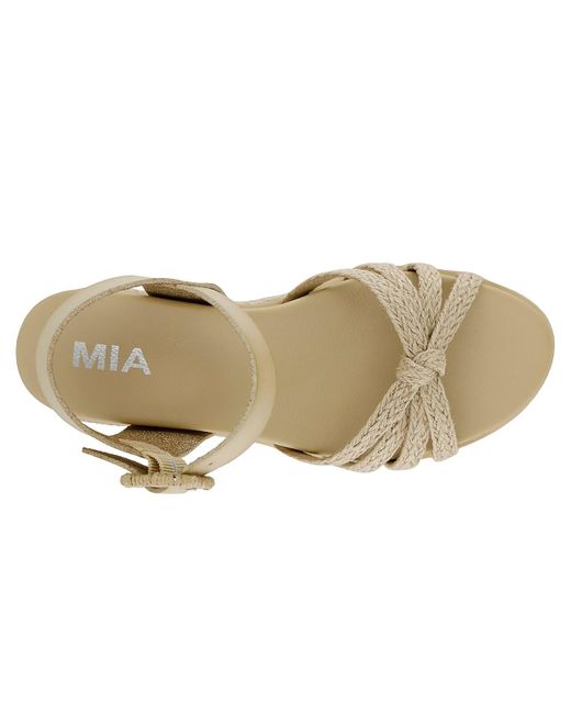 MIA Metallic Kehlani Platform Sandal