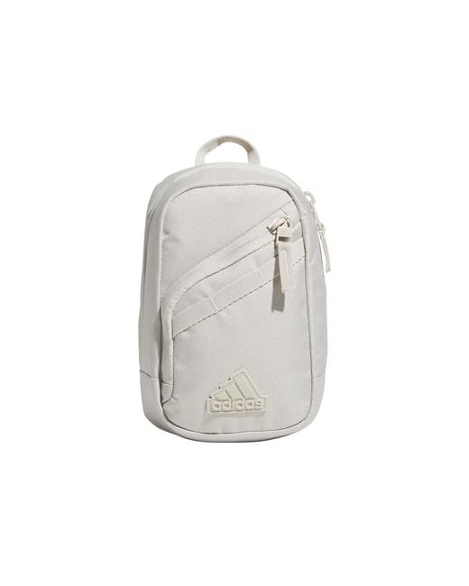 Adidas White Prime Mini Sling Backpack