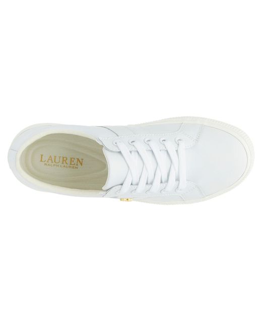Lauren by Ralph Lauren White Janson Ii Sneaker