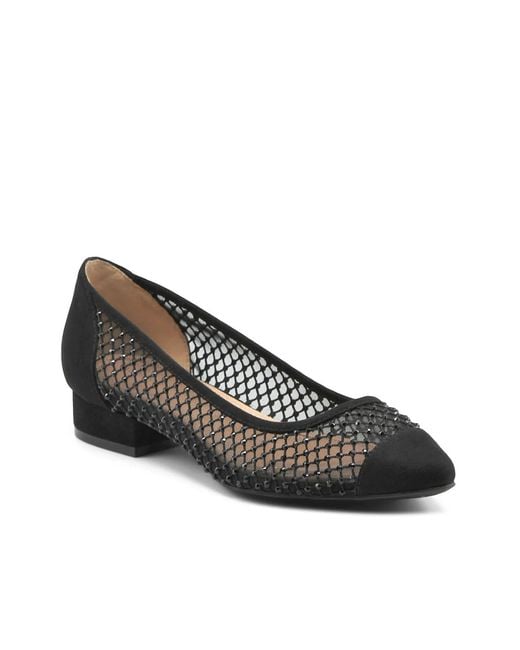 Adrienne Vittadini Black Patel Pump