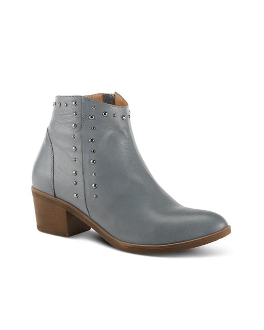 Spring Step Gray Wildwest Western Bootie