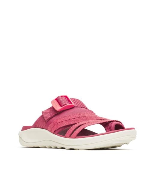 Merrell Pink District 4 Post Sandal