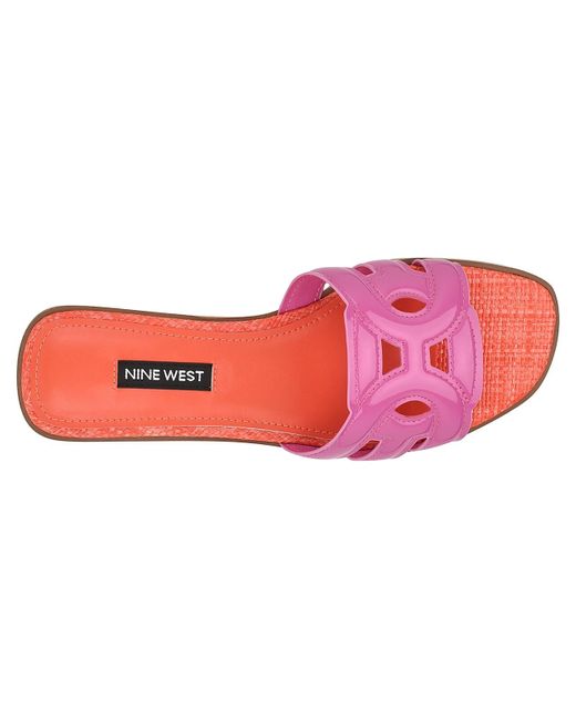 Nine West Pink Geena Sandal