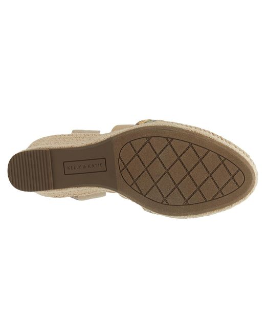 katey wedge in signature jacquard