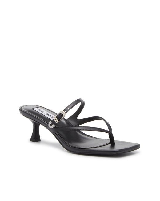 Steve Madden Black Samann Sandal
