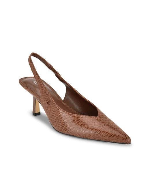 Calvin Klein Brown Chellie Pump
