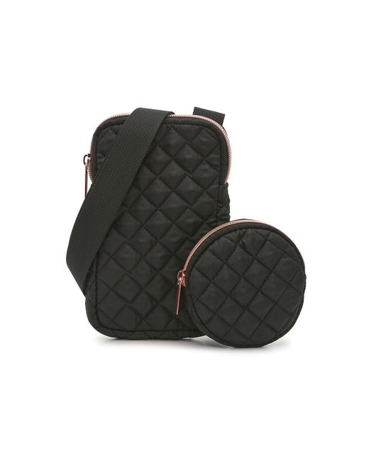 MYTAGALONGS Duo Quilted Crossbody Bag in Black Lyst