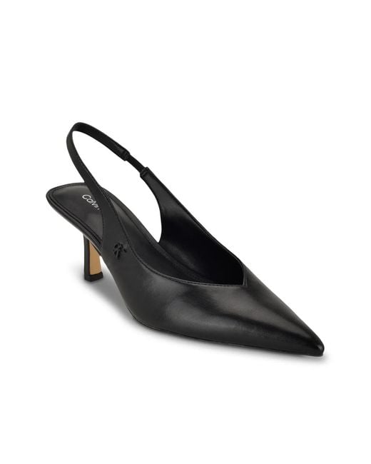 Calvin Klein Black Chellie Pump