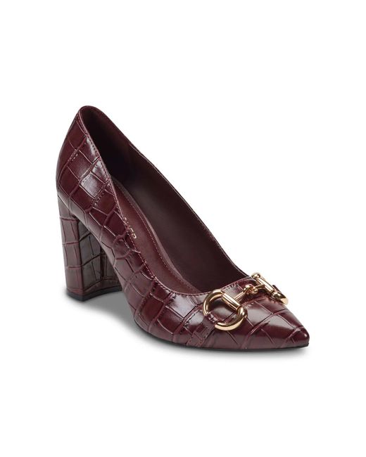 Marc Fisher Blue Gruff Pump