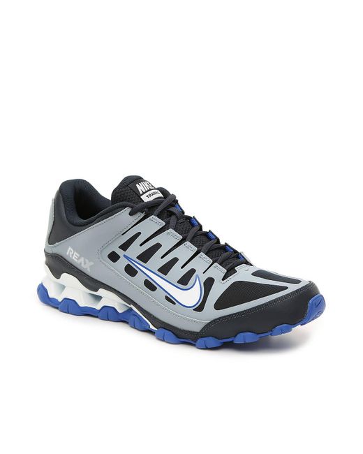 Nike Reax 8 Tr Training Shoe in Grey/Blue/Black (Blue) for Men | Lyst