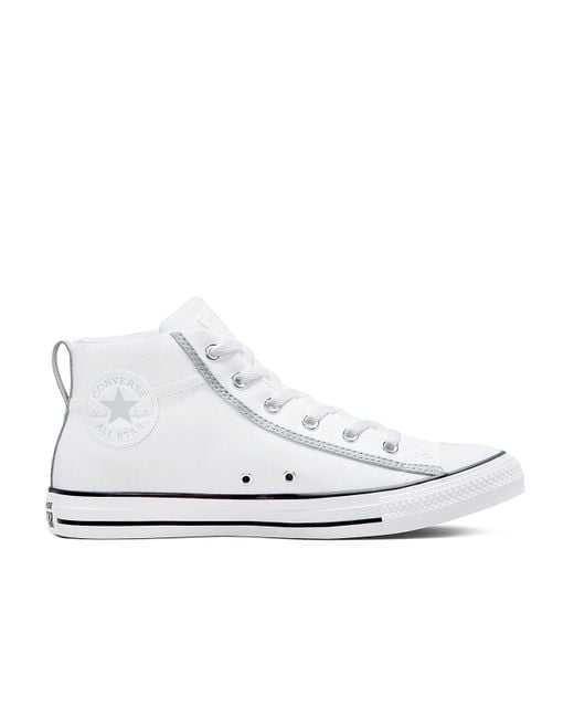 Converse Chuck Taylor All Star High Street Mid-top Sneaker in White for Men  | Lyst