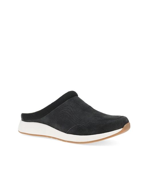 Dansko Black Claudia Slipon