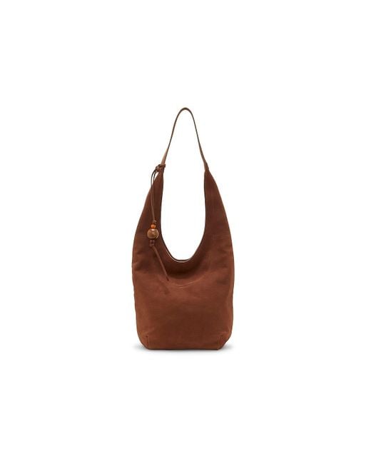 Lucky Brand Brown Kata Leather Hobo Bag
