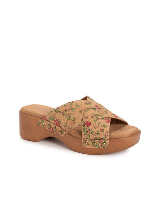 Muk Luks Brown Cadence Sandal