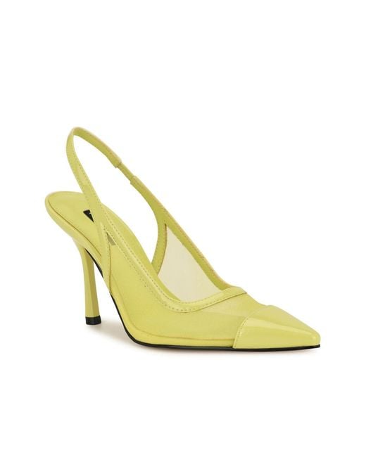 Nine West Yellow Jermain Pump