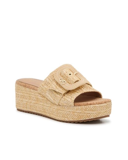 Sam & Libby Natural Crysta Wedge Sandal