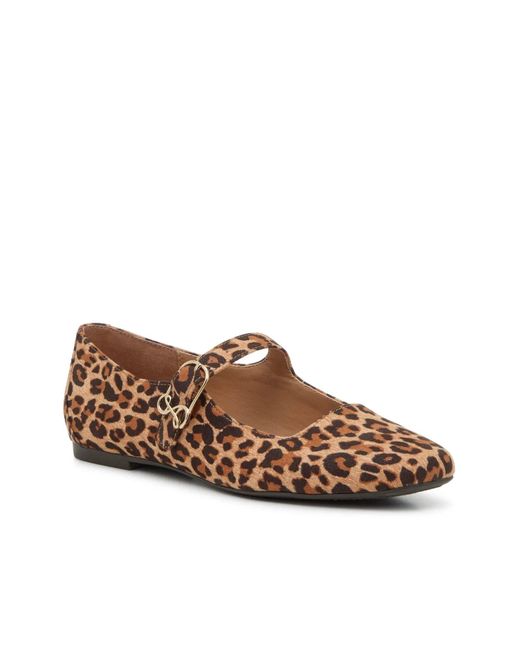Sam & Libby Brown Fredi Mary Jane Flat