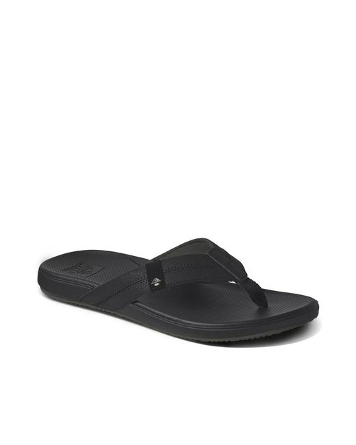 Reef Black Cushion Phantom Sandal for men